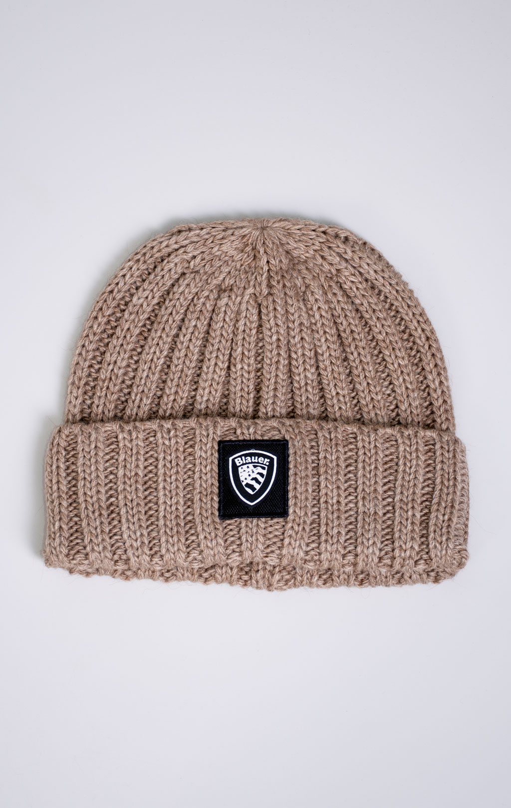 Шапка вязаная BLAUER KIBLY FW 25/26 melange cotton (A05301) 