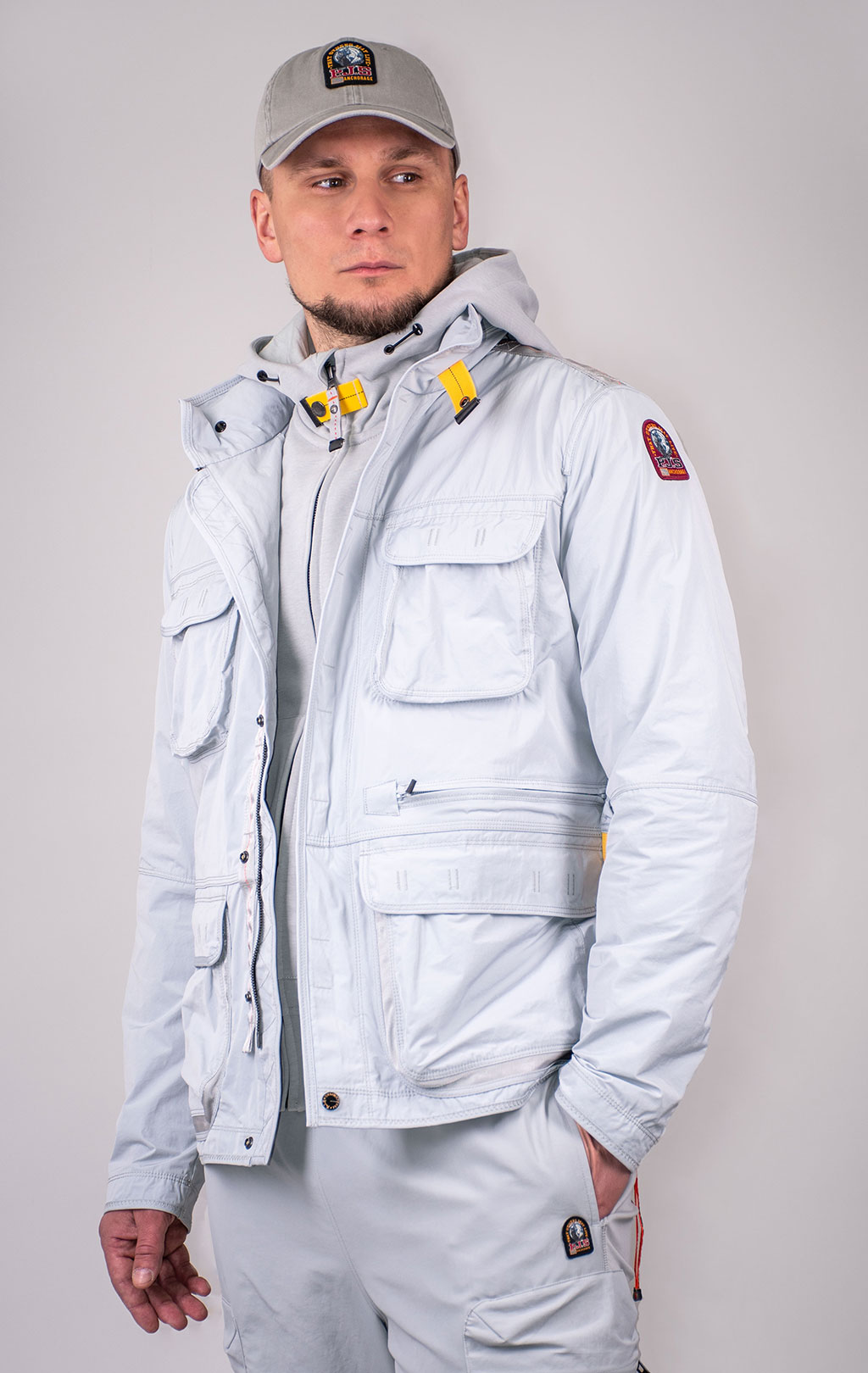 Ветровка PARAJUMPERS DESERT SPRING M-65 SS 24 metal 