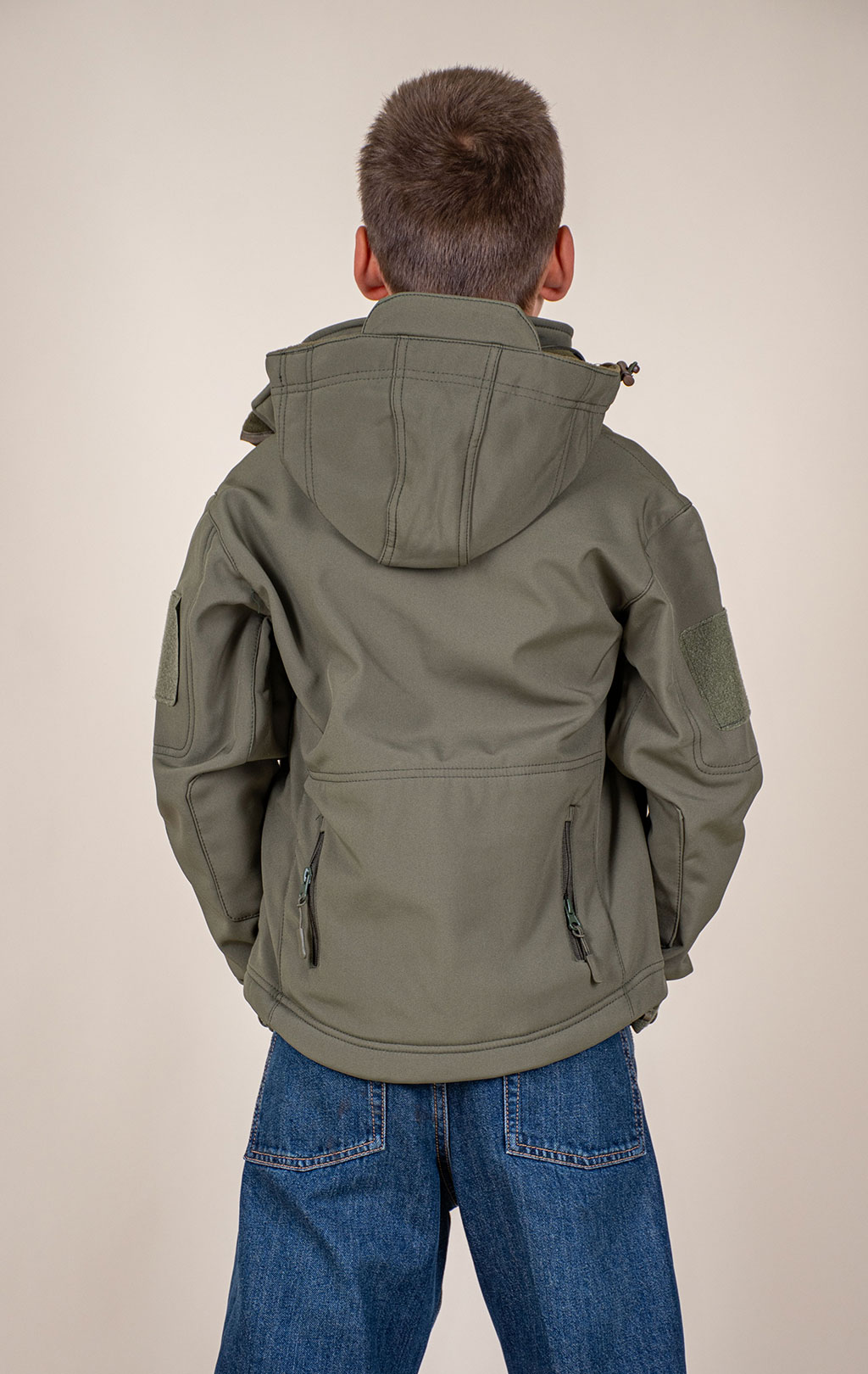 Детская куртка SABADO soft shell green f-1922 