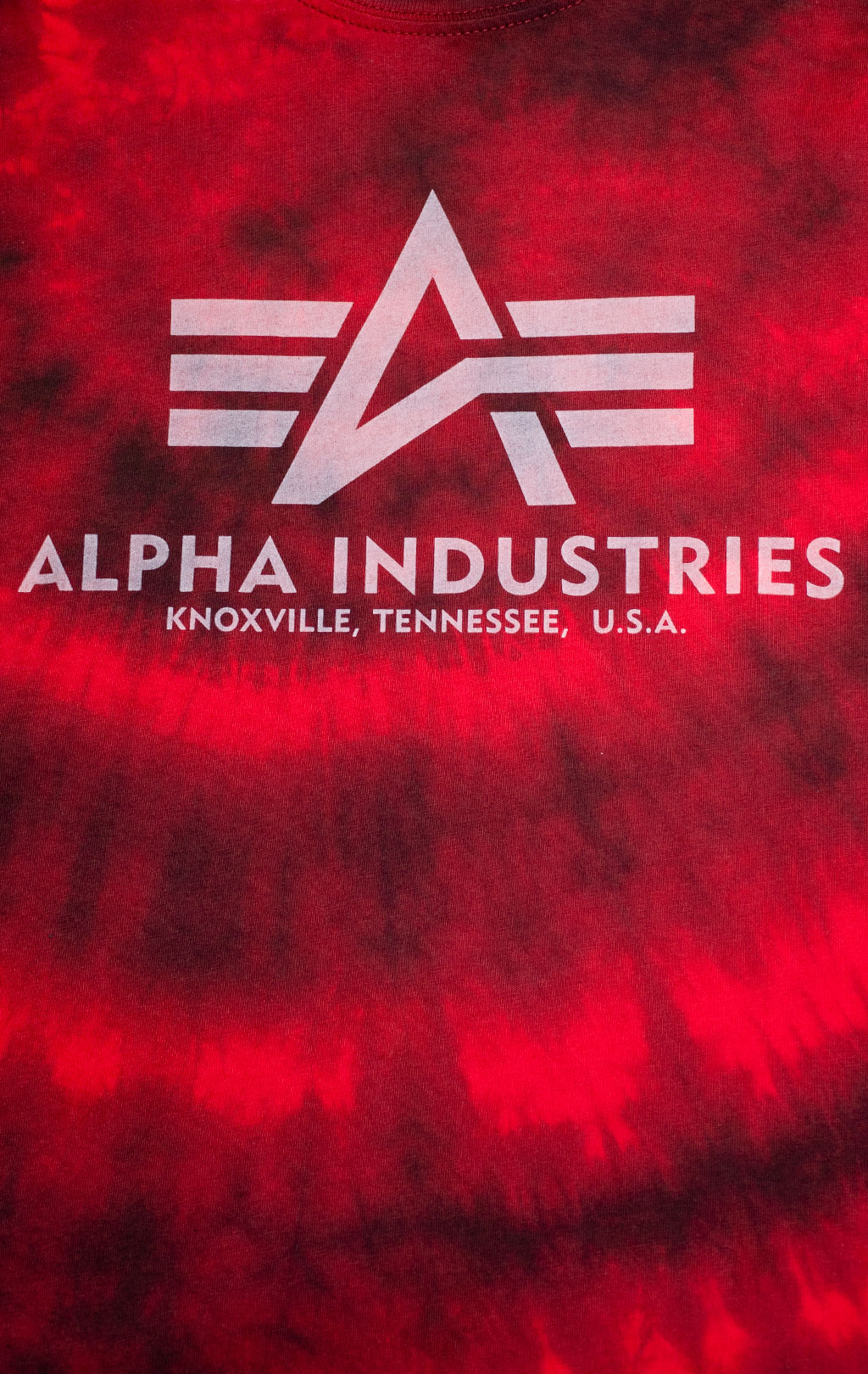 Футболка ALPHA INDUSTRIES BASIC T BATIK speed red 