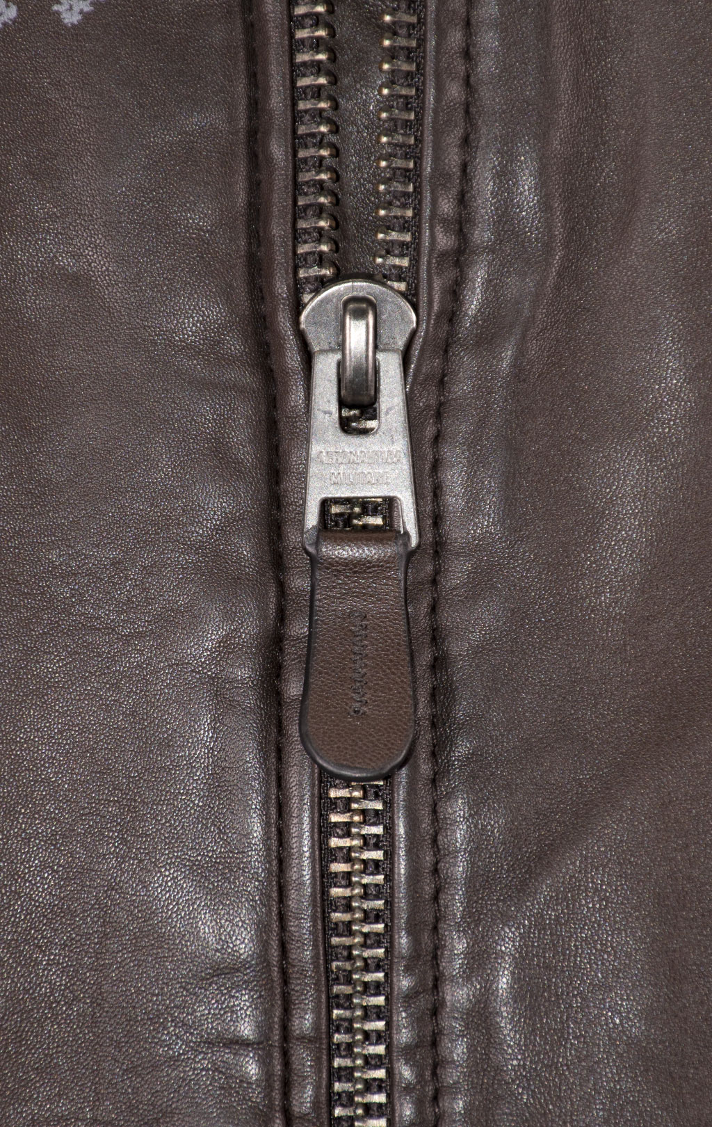 Куртка-пилот AERONAUTICA MILITARE big size кожа FW 24/25/IN marrone (PN 950) 