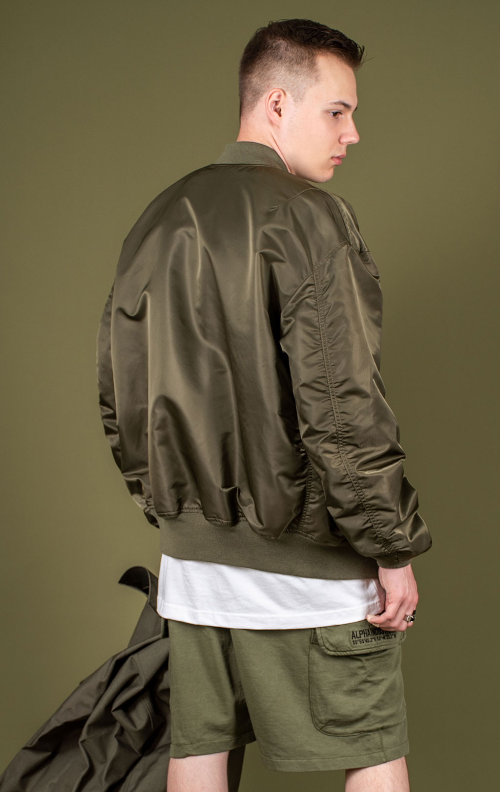 Ветровка ALPHA INDUSTRIES GEN-II FLIGHT JACKET L-2B SS 25 m OG-107 green 