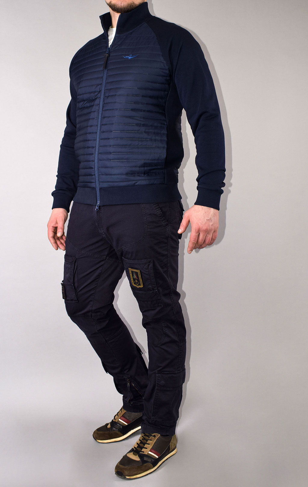 Куртка AERONAUTICA MILITARE SS 21 m/IT blue navy/blue navy (AF 419) 