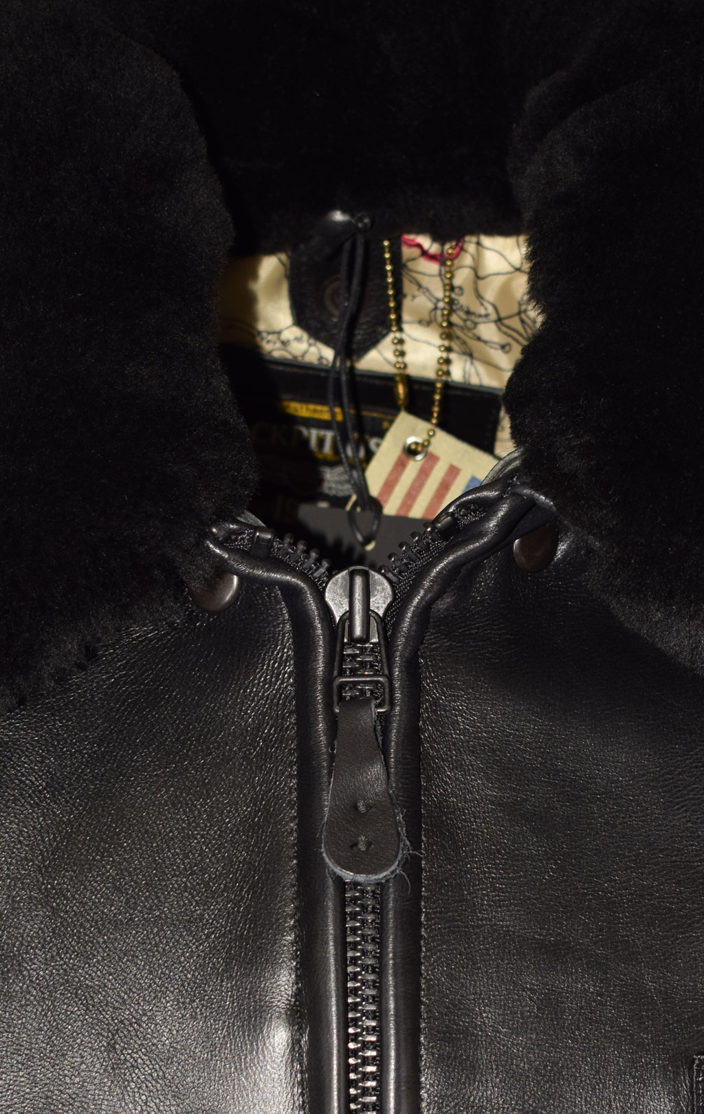 Куртка летная COCKPIT STEALTH TOP GUN G-1 кожа black (Z21W106) 