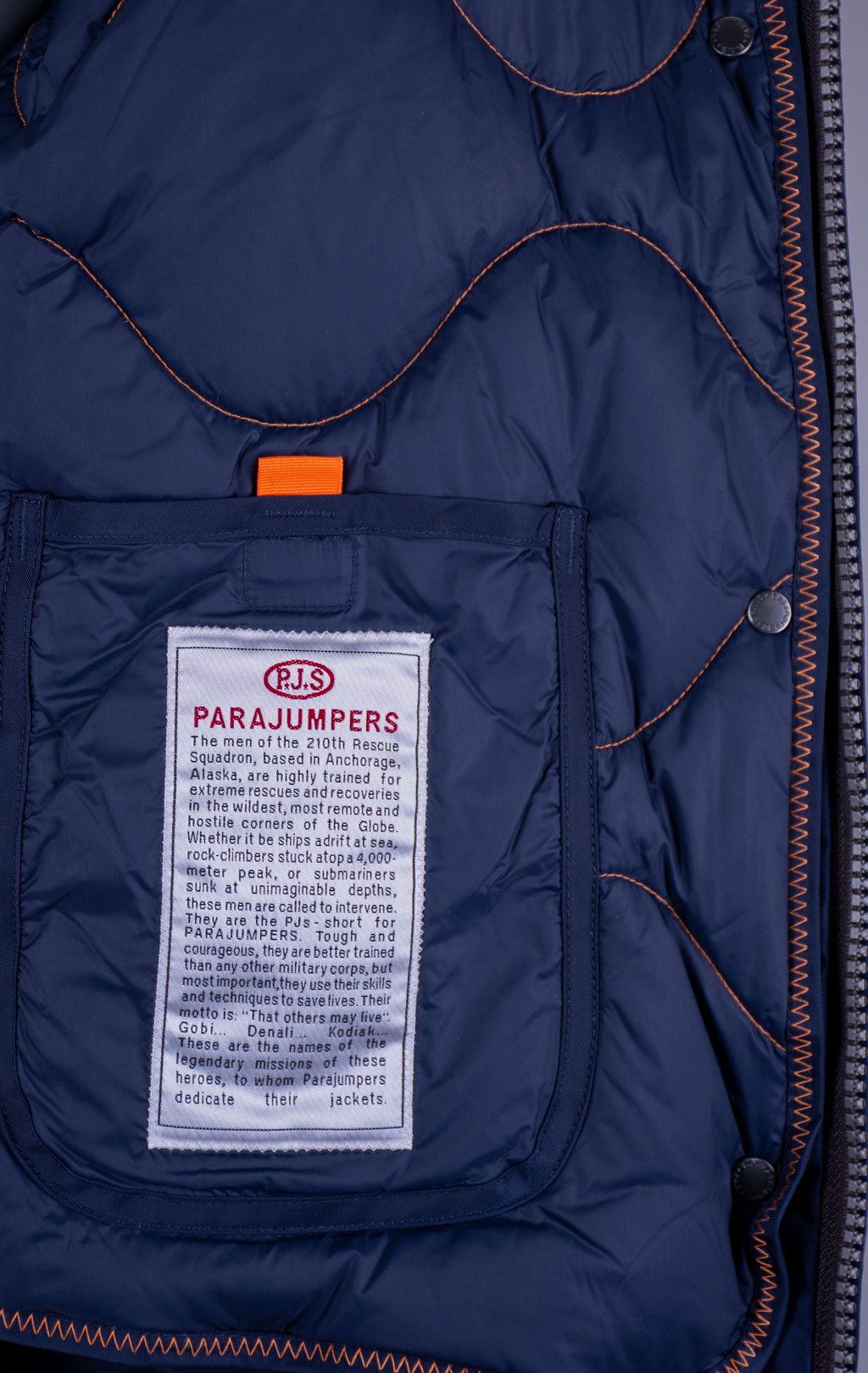 Аляска-пуховик PARAJUMPERS GOBI FW 26/27 blue navy 