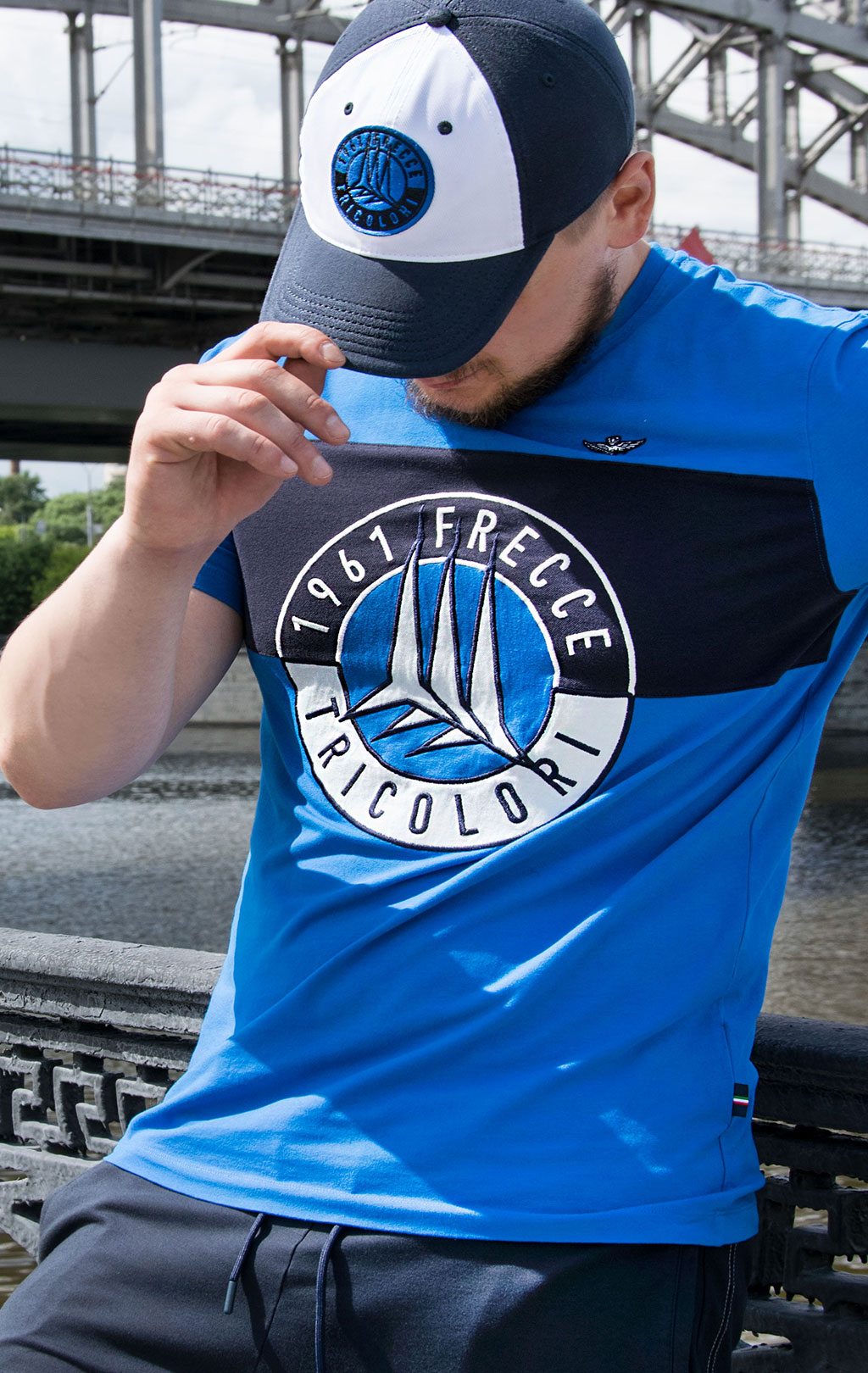 Футболка AERONAUTICA MILITARE SS 20 bluette (TS 1698)