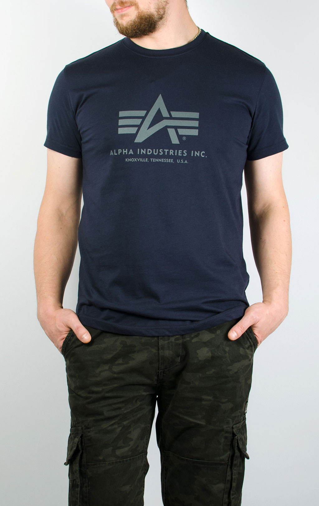 Футболка ALPHA INDUSTRIES BASIC T rep. blue 