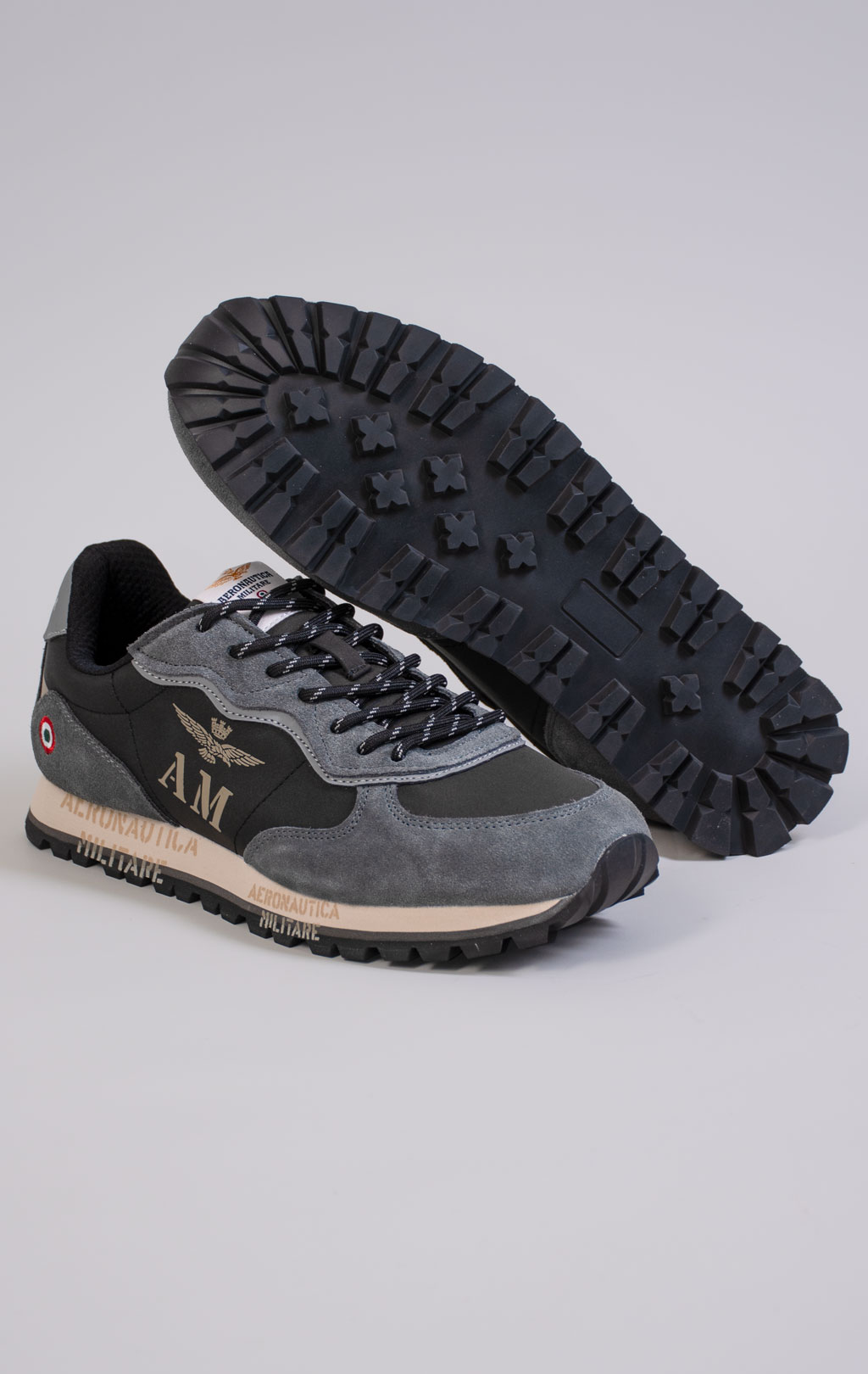 Кроссовки AERONAUTICA MILITARE (SC 0320) FW 25/26/CN jet black 