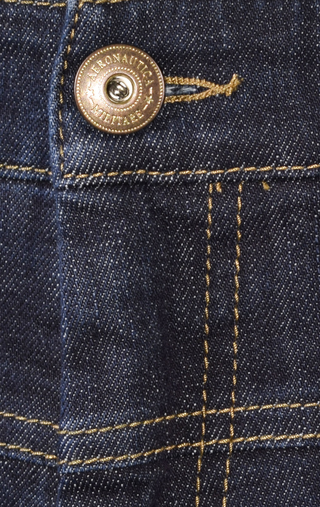 Джинсы-карго AERONAUTICA MILITARE ANTI-G плотные FW 23/24/AL dark denim wash (PA 939) 