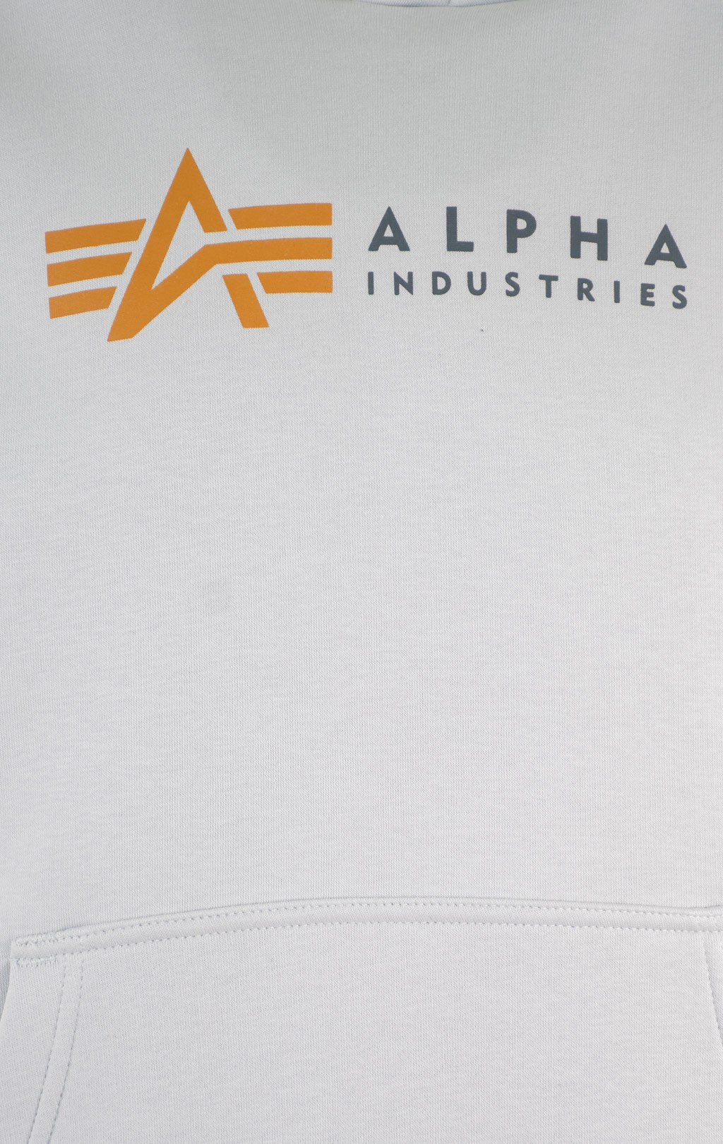 Толстовка ALPHA INDUSTRIES ALPHA LABEL HOODY pastel grey 
