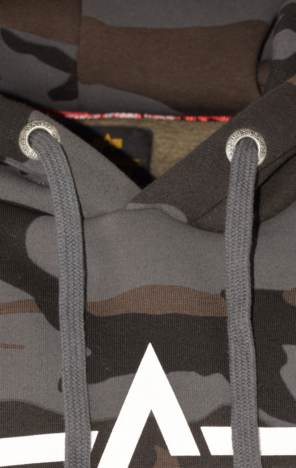 Толстовка ALPHA INDUSTRIES BASIC HOODY black camo 