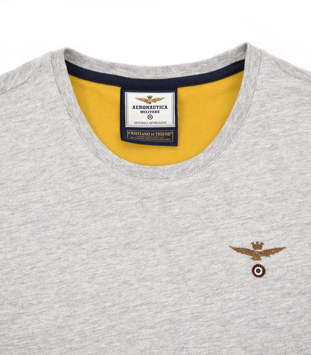 Футболка AERONAUTICA MILITARE FW 19/20 grigio melange (TS 1343) 