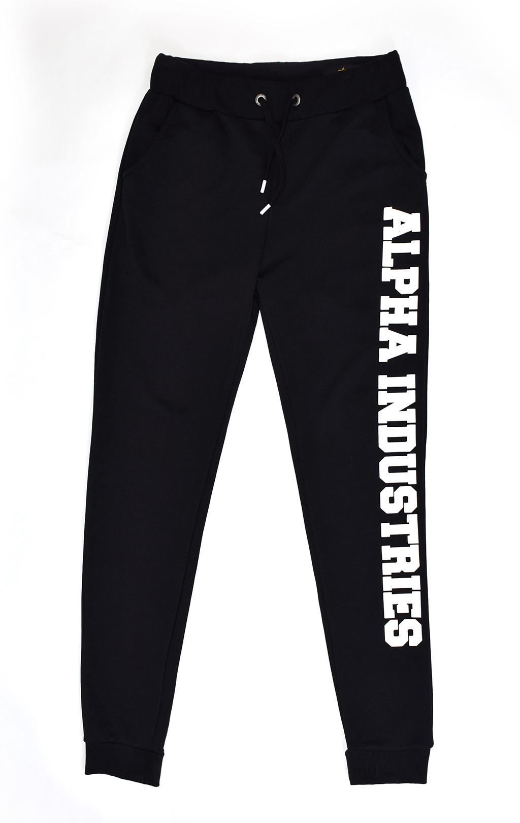 Брюки спортивные джоггеры ALPHA INDUSTRIES BIG LETTERS JOGGER black 