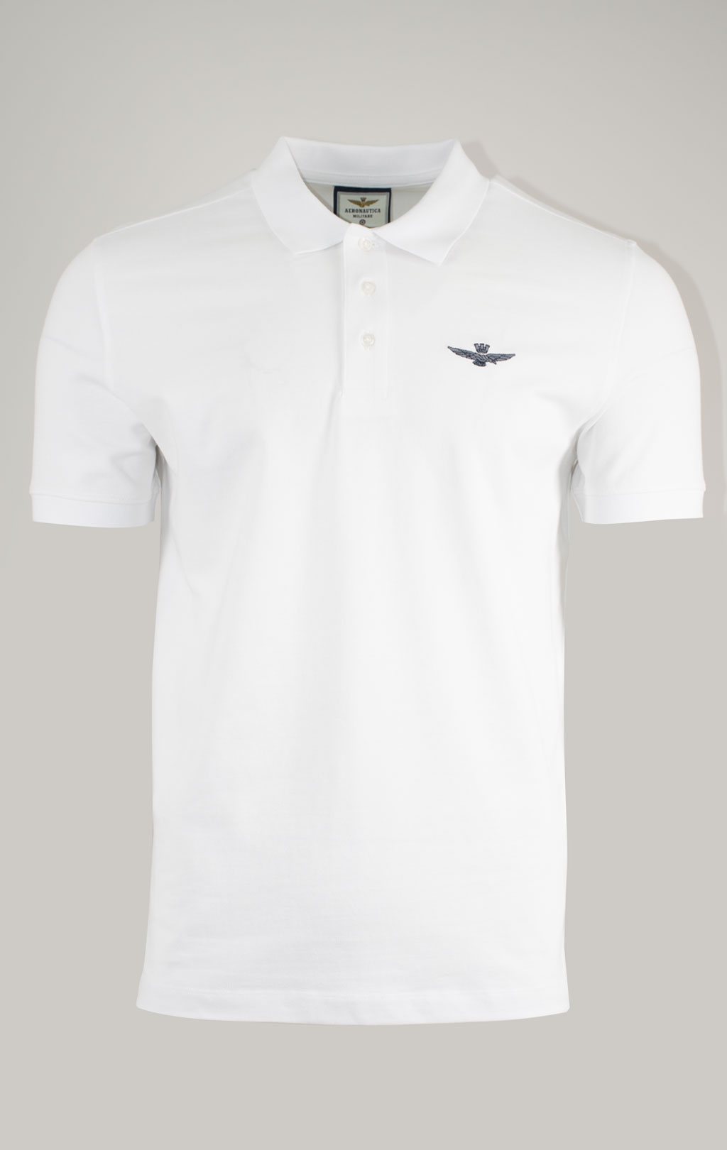 Футболка-поло AERONAUTICA MILITARE SS 25 m/BD off white (PO 1843) 