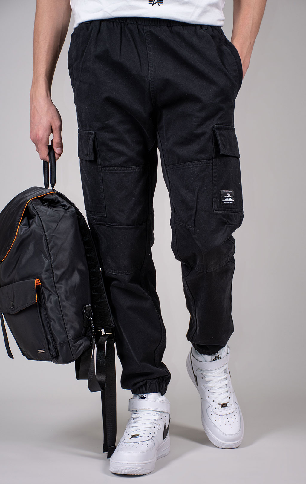 Брюки джоггеры ALPHA INDUSTRIES COTTON JOGGER FW 24/25 black 