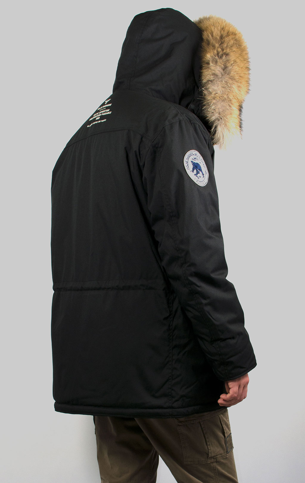 Аляска ALPHA INDUSTRIES POLAR натур. мех black 