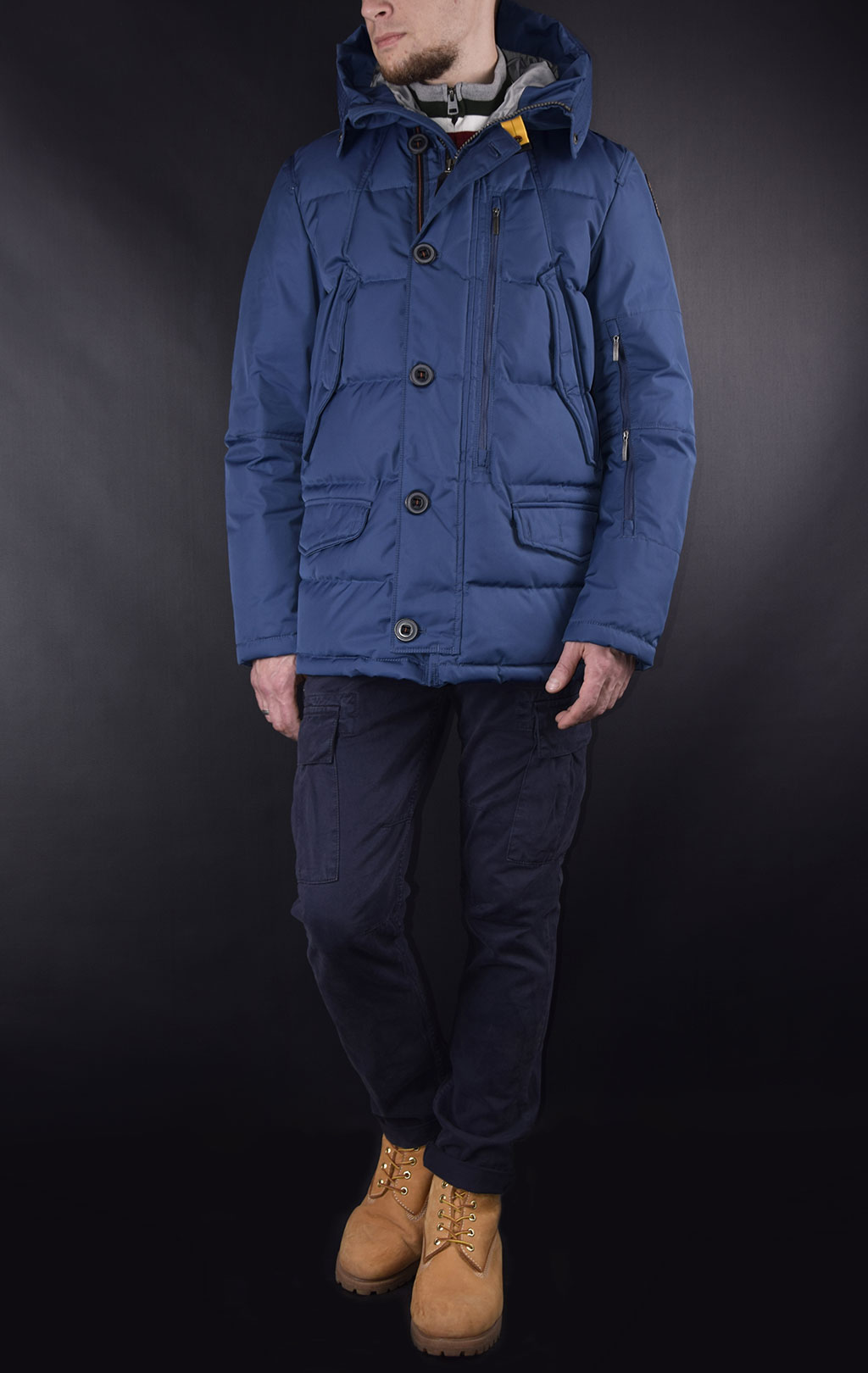 Куртка-пуховик PARAJUMPERS MARCUS dark indigo 