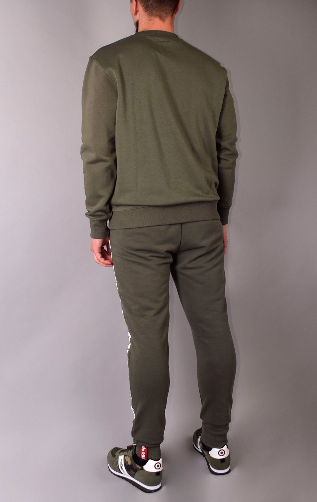 Свитшот ALPHA INDUSTRIES BASIC SWEATER dark olive 