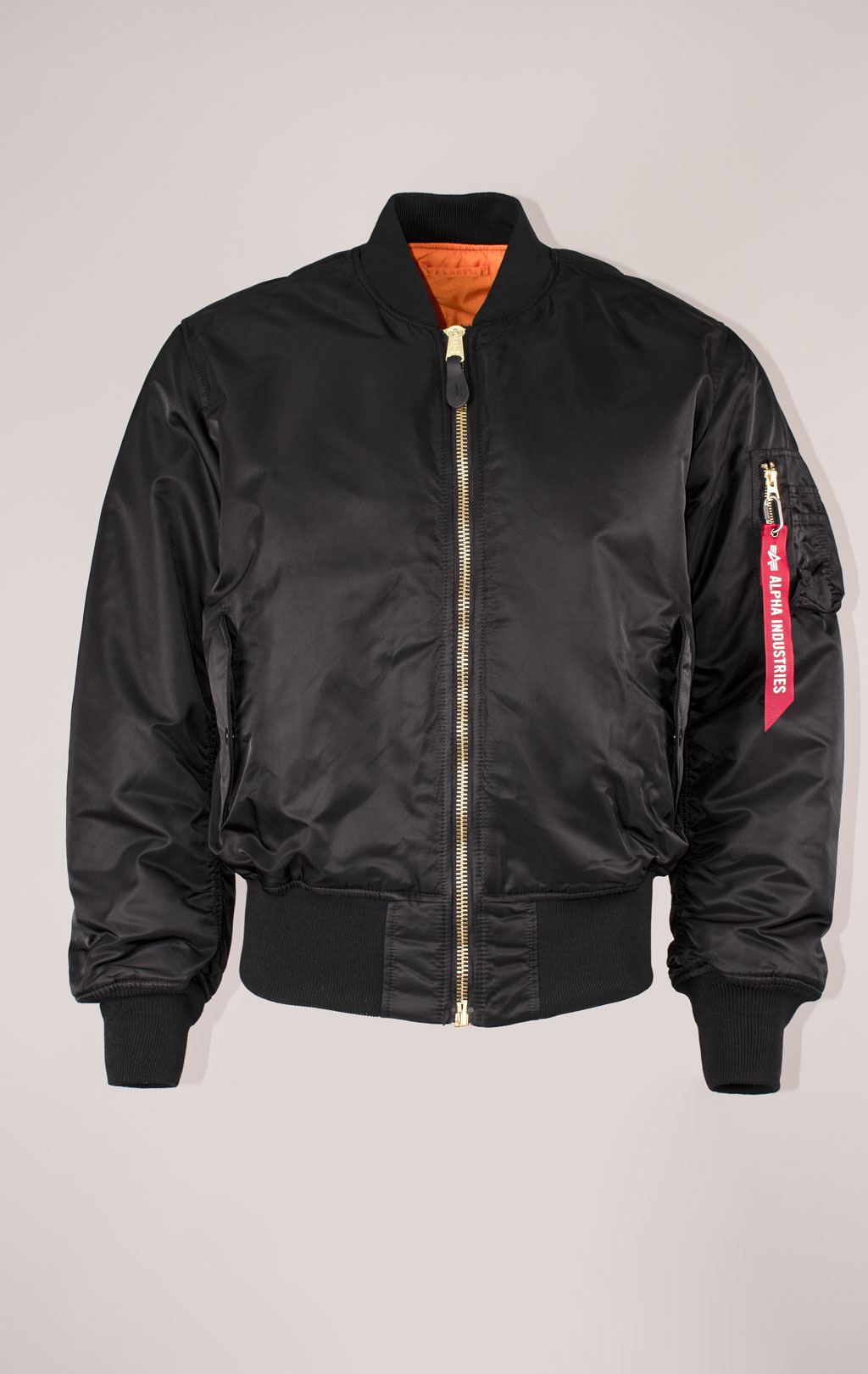 Бомбер ALPHA INDUSTRIES MA-1 original fit SS 26 black 