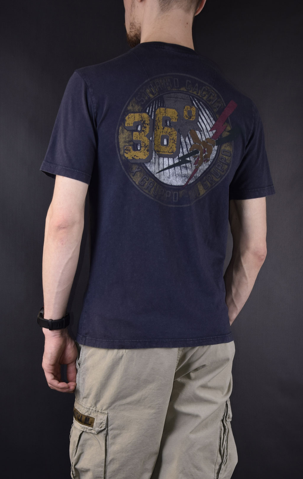 Футболка AERONAUTICA MILITARE SS19 blue navy (TS 1629)