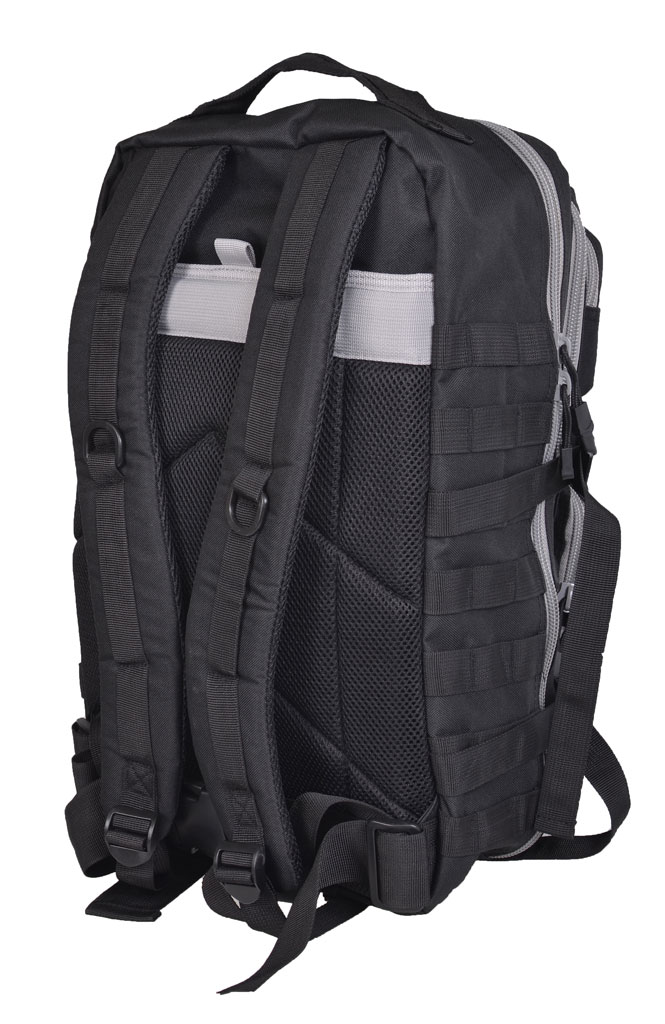 Рюкзак тактический BRANDIT Assault 2-color large black grey 