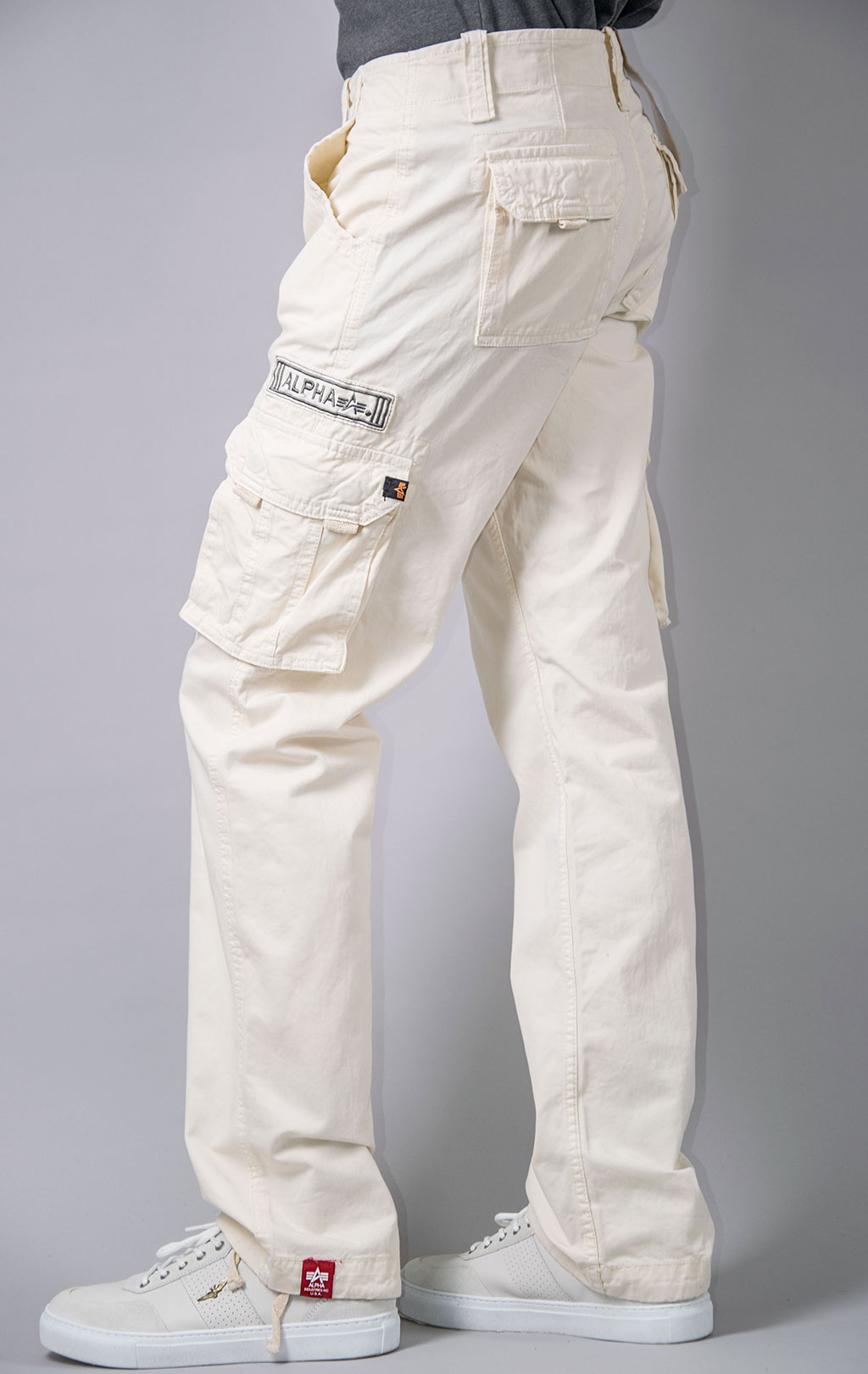 Брюки-карго ALPHA INDUSTRIES JET PANT jet stream white (#101212) 