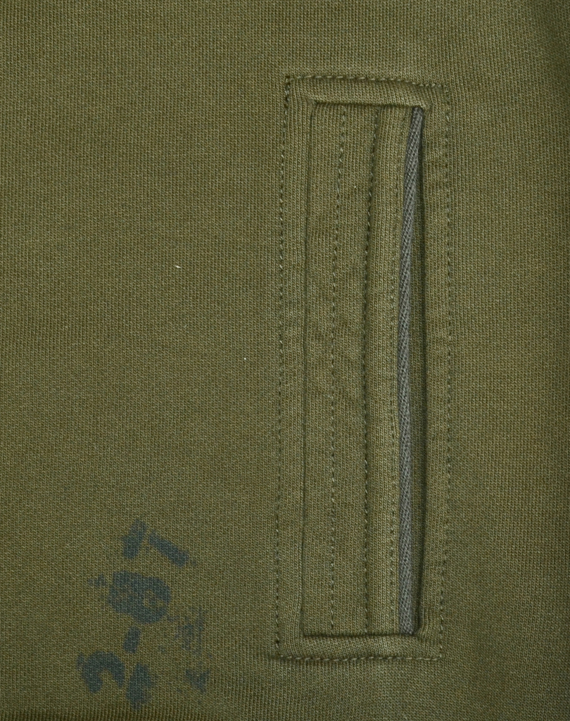 Толстовка с капюшоном AERONAUTICA MILITARE verde militare (FE 1209) 
