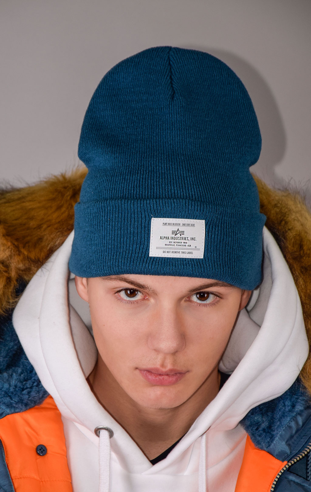 Шапка ALPHA INDUSTRIES ESSENTIAL BEANIE FW 22/23 slate blue 