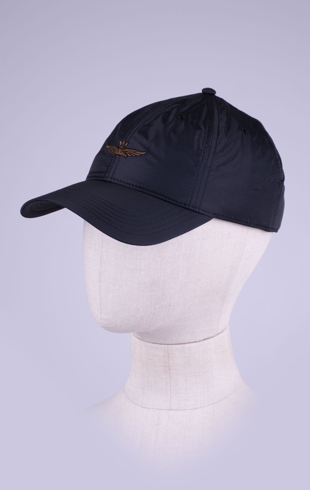 Бейсболка AERONAUTICA MILITARE нейлон/флис FW 26/27/CN jet black (HA 1263) 