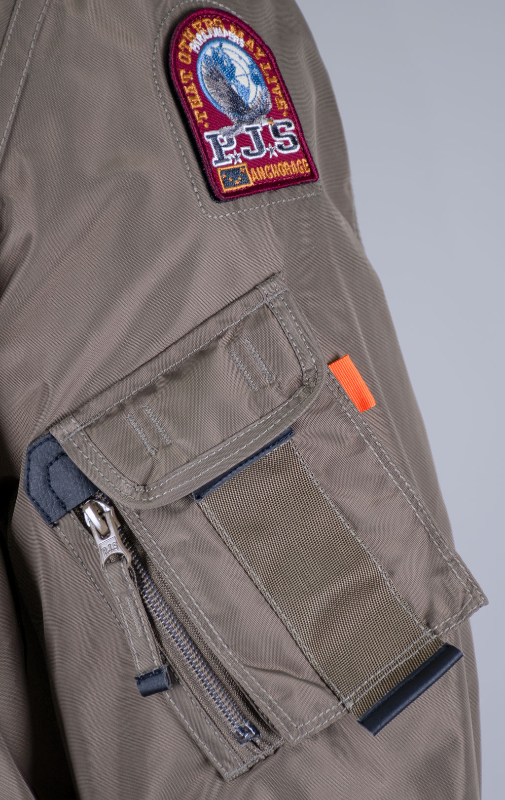 Куртка-пуховик PARAJUMPERS FIRE S. FW 26/27 slate mud 