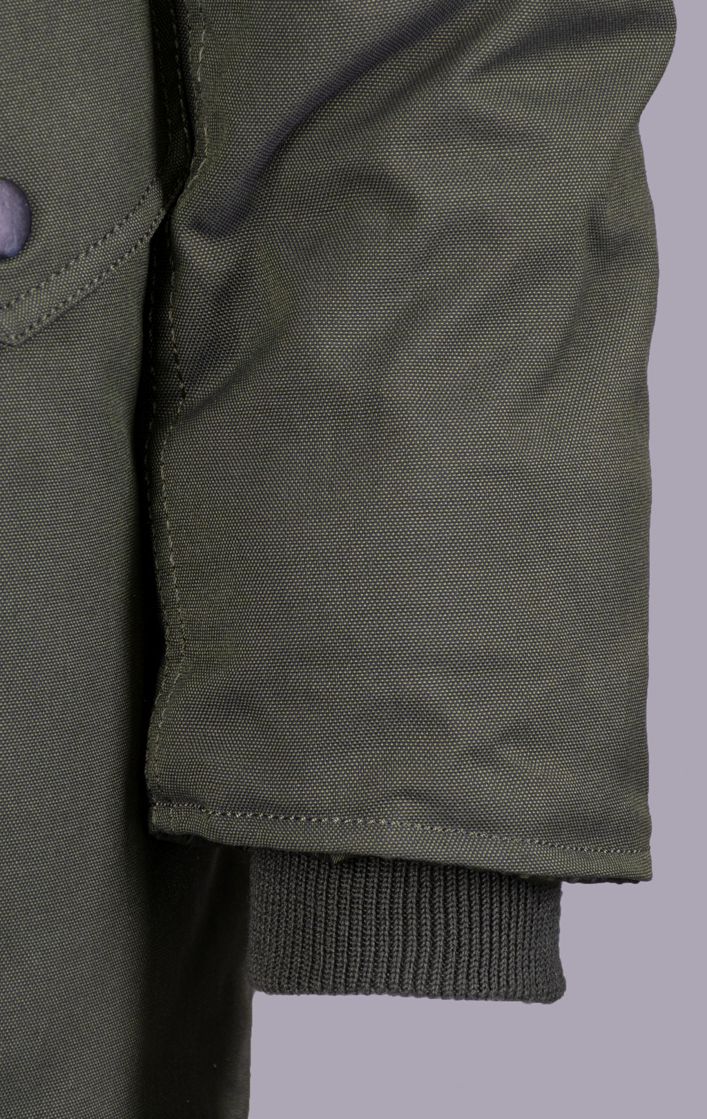 Женская аляска ALPHA INDUSTRIES POLAR натур. мех dark green 