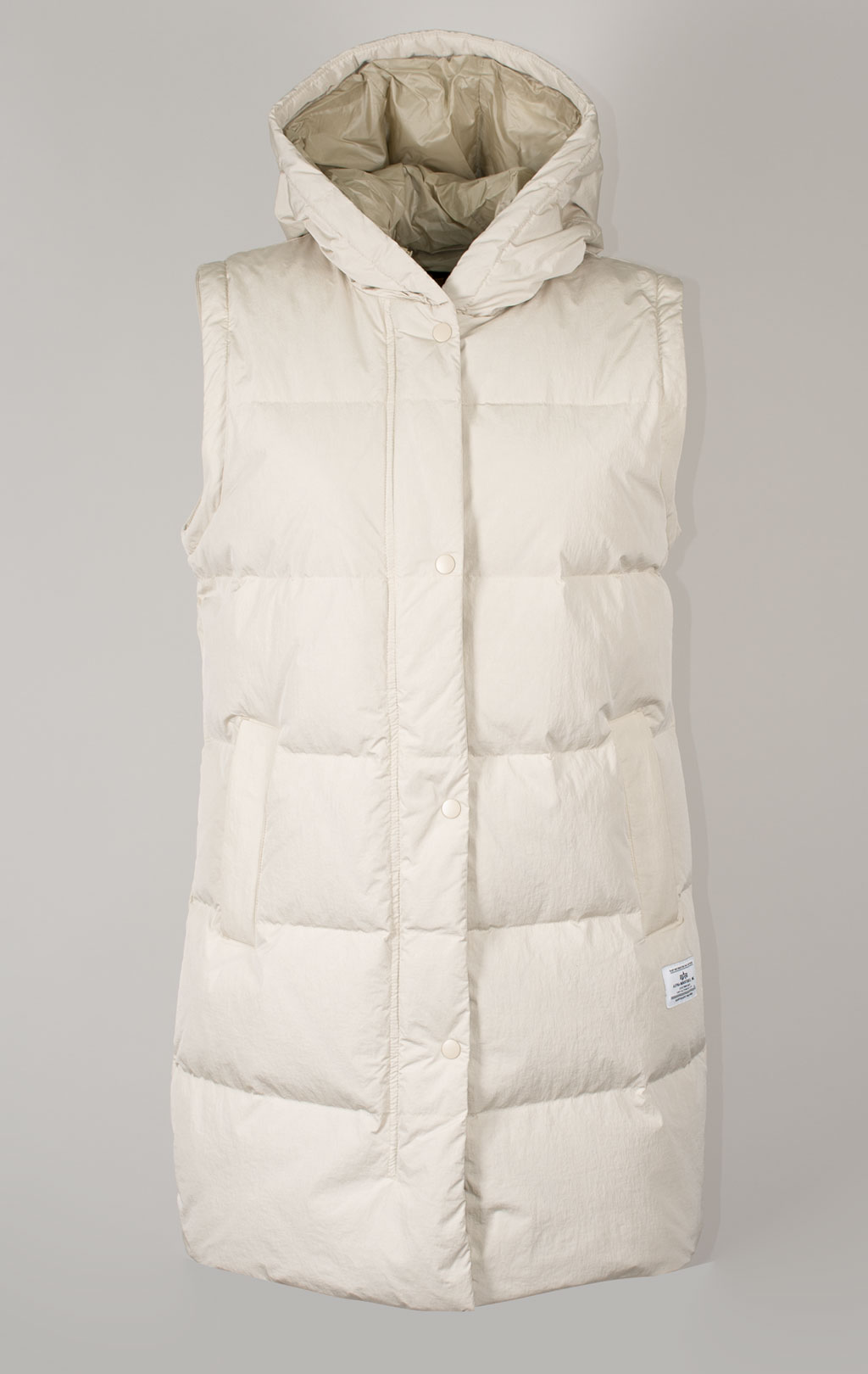 Женская куртка ALPHA INDUSTRIES SIERRA CONVERTIBLE JACKET FW 24/25 limestone 