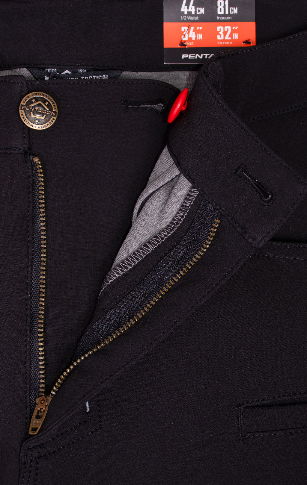Брюки тактические Pentagon RENEGADE TAIGA soft shell black 05046 