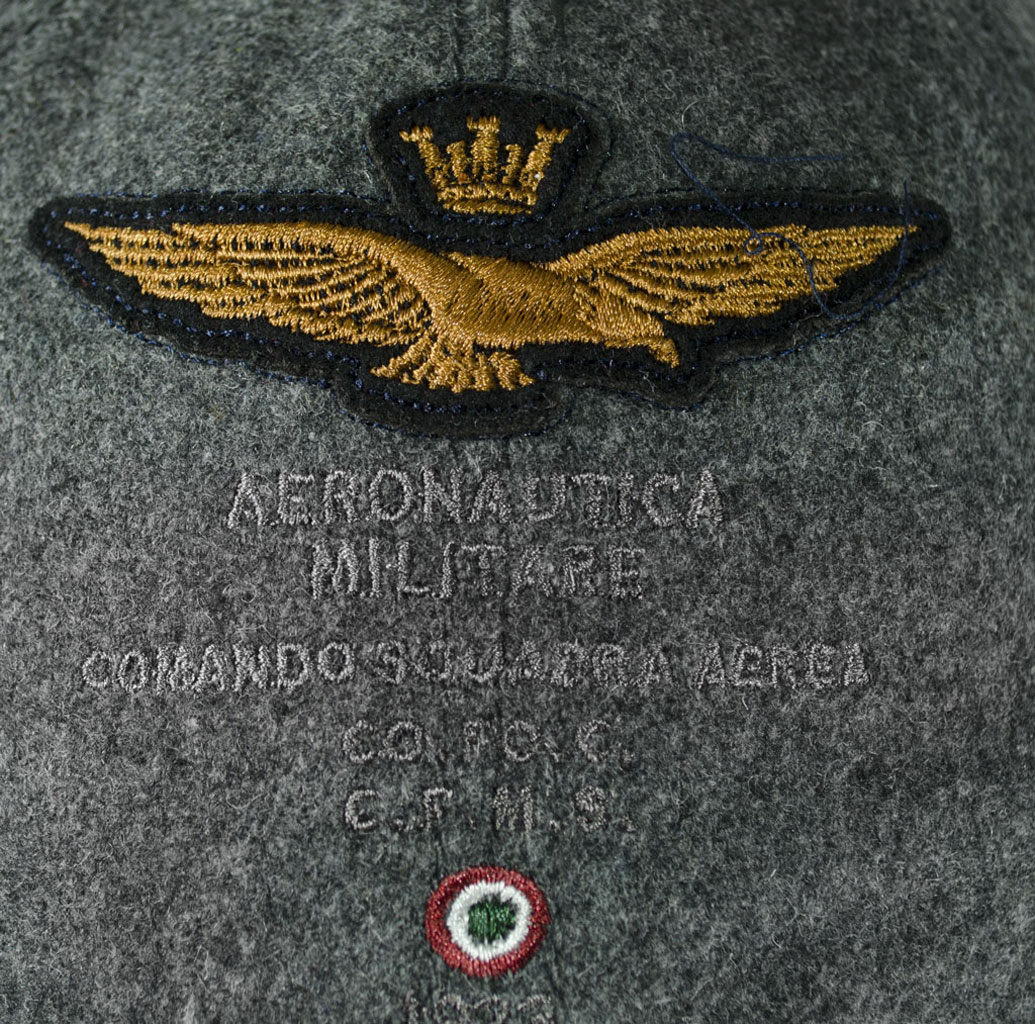 Бейсболка AERONAUTICA MILITARE grigio scuro melange (HA 926) 