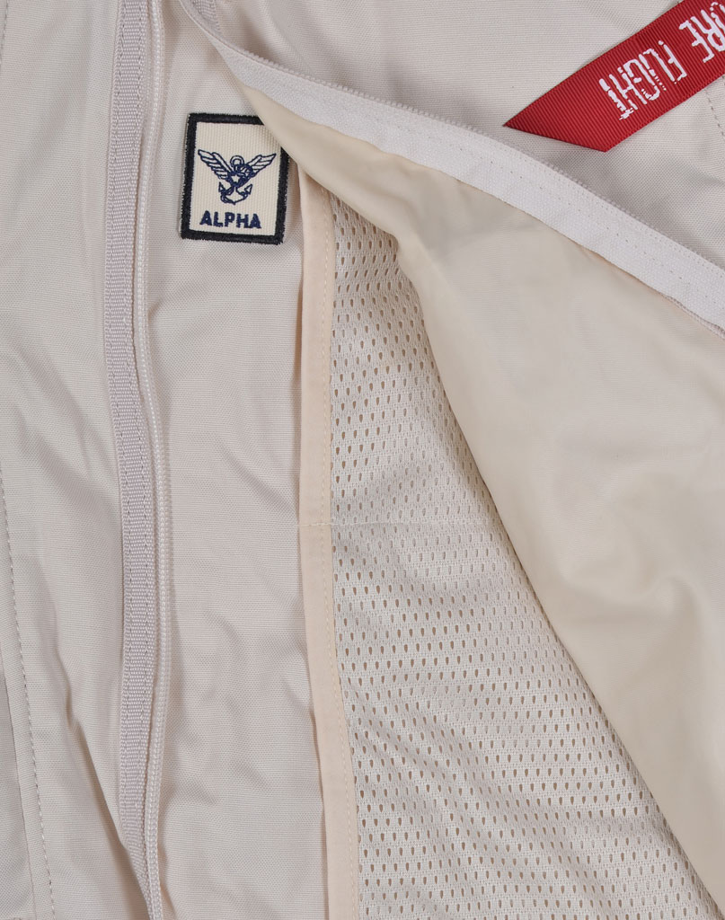 Аляска короткая ALPHA INDUSTRIES POLAR SV white off 