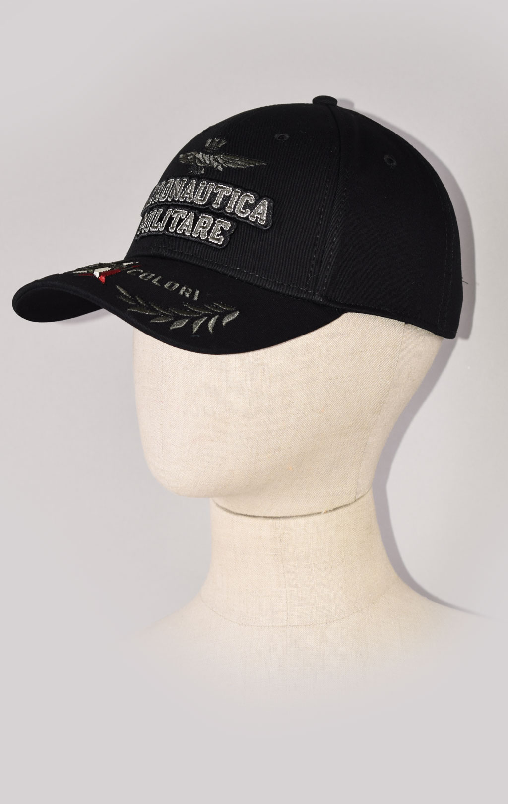 Бейсболка AERONAUTICA MILITARE SS 22/CN jet black (HA 1104) 