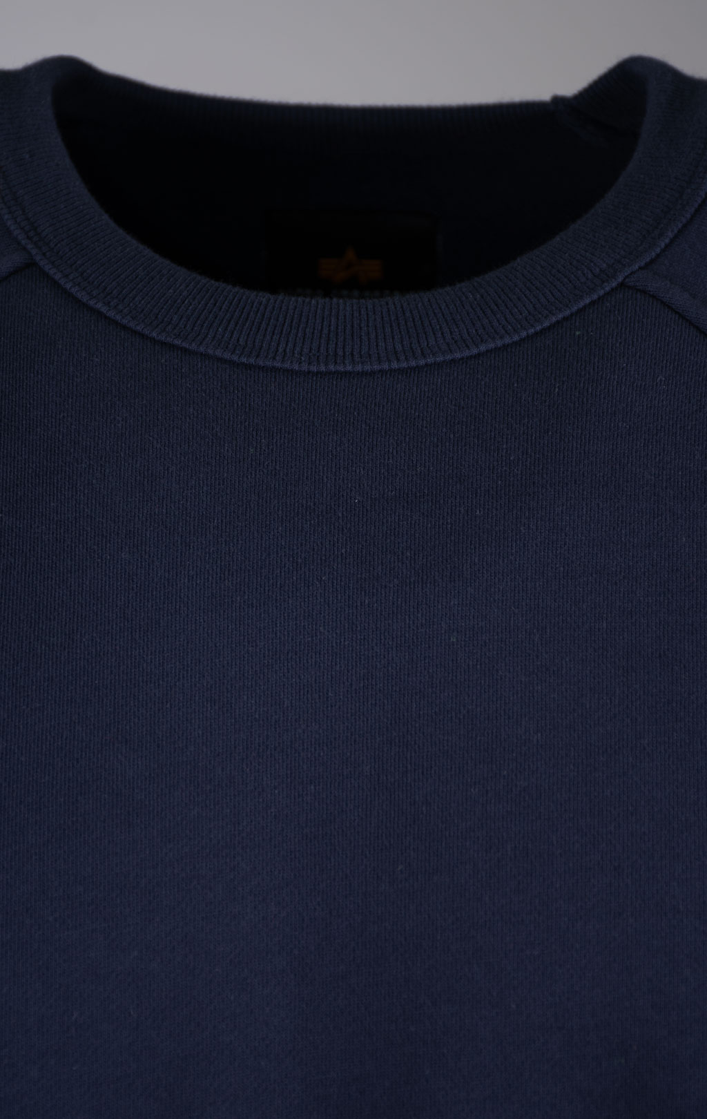 Свитшот ALPHA INDUSTRIES SHORT SLEEVE SWEATSHIRT SS 24 m replica blue 