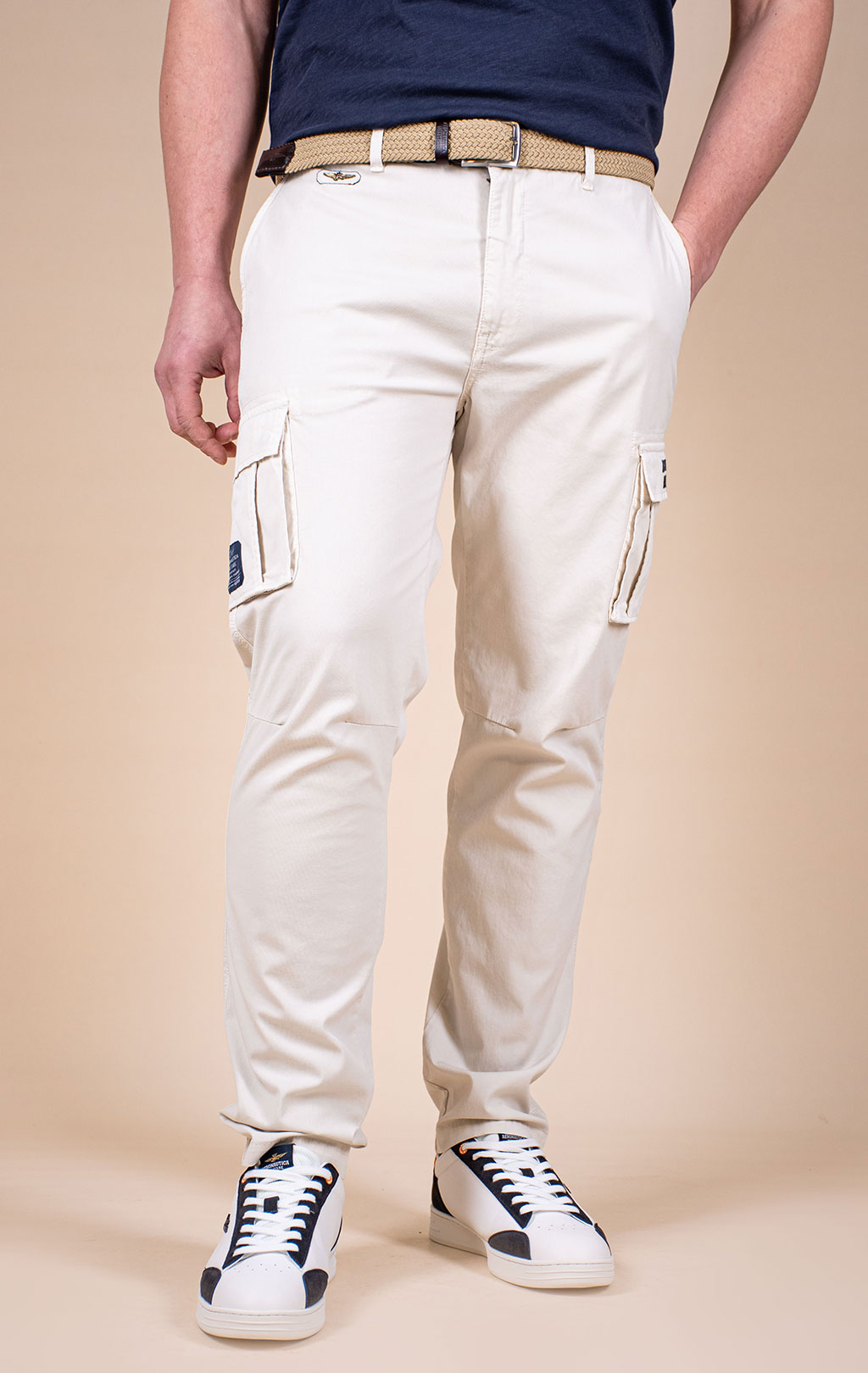Брюки-карго AERONAUTICA MILITARE SS 26/AL ghiaccio (PA 1329) 