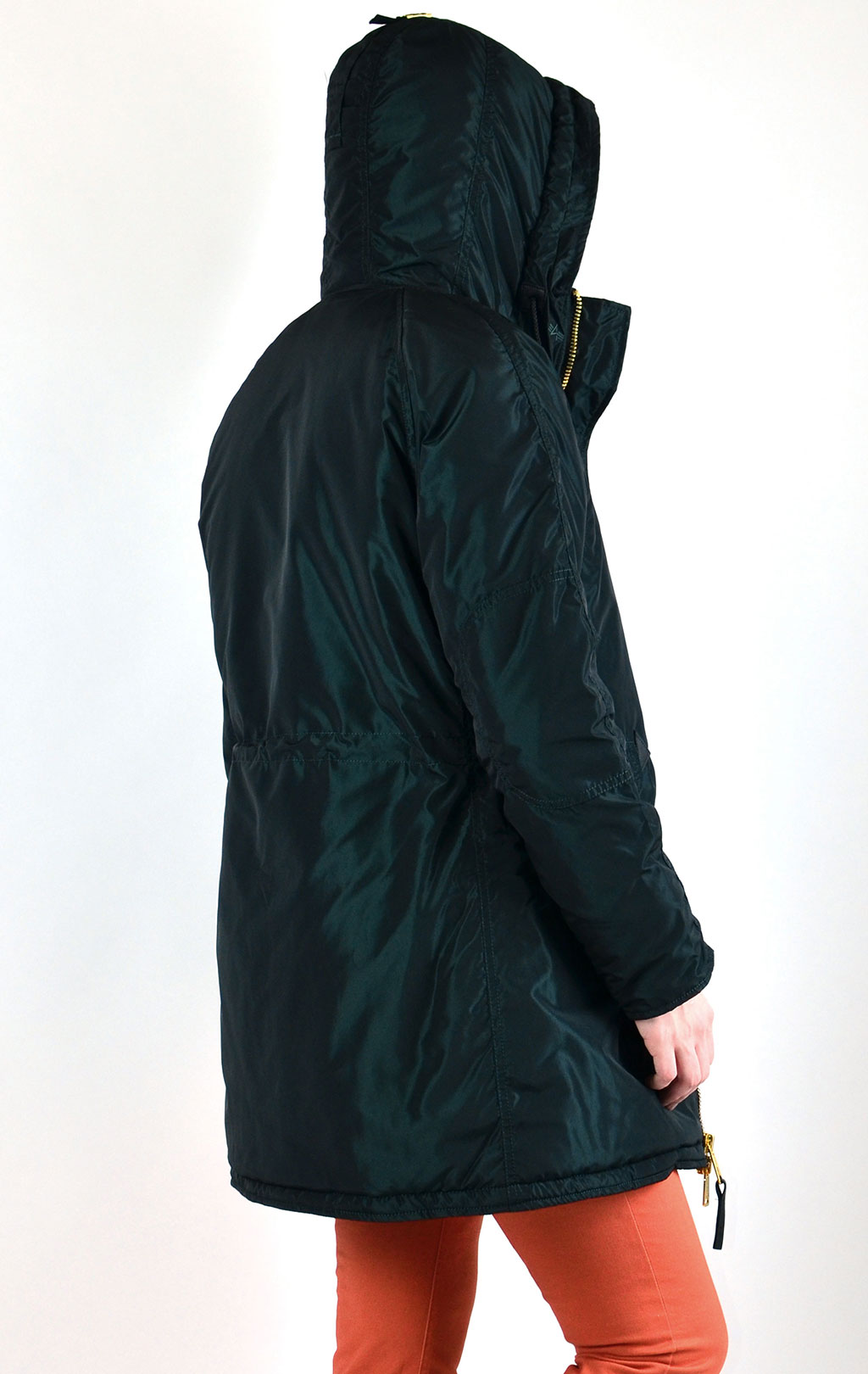 Женская аляска ALPHA INDUSTRIES EXPARKA dark petrol 