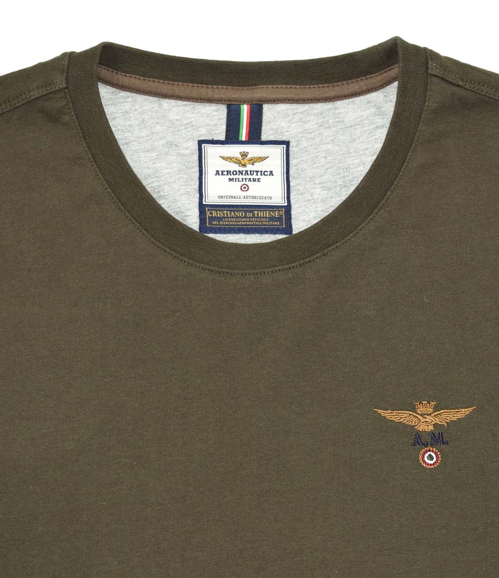 Футболка AERONAUTICA MILITARE FW 20/21/TR verde scuro (TS 1780) 