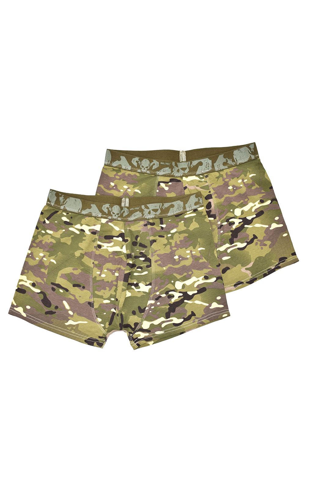 Трусы Mil-Tec Boxer Shorts 95% хлопок (упаковка 2 шт.) multicam 