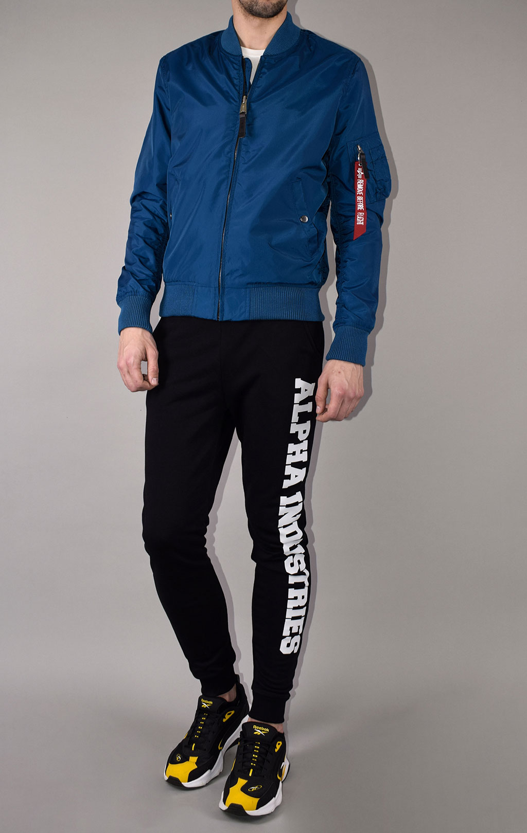 Ветровка-бомбер ALPHA INDUSTRIES TT MA-1 naval blue 