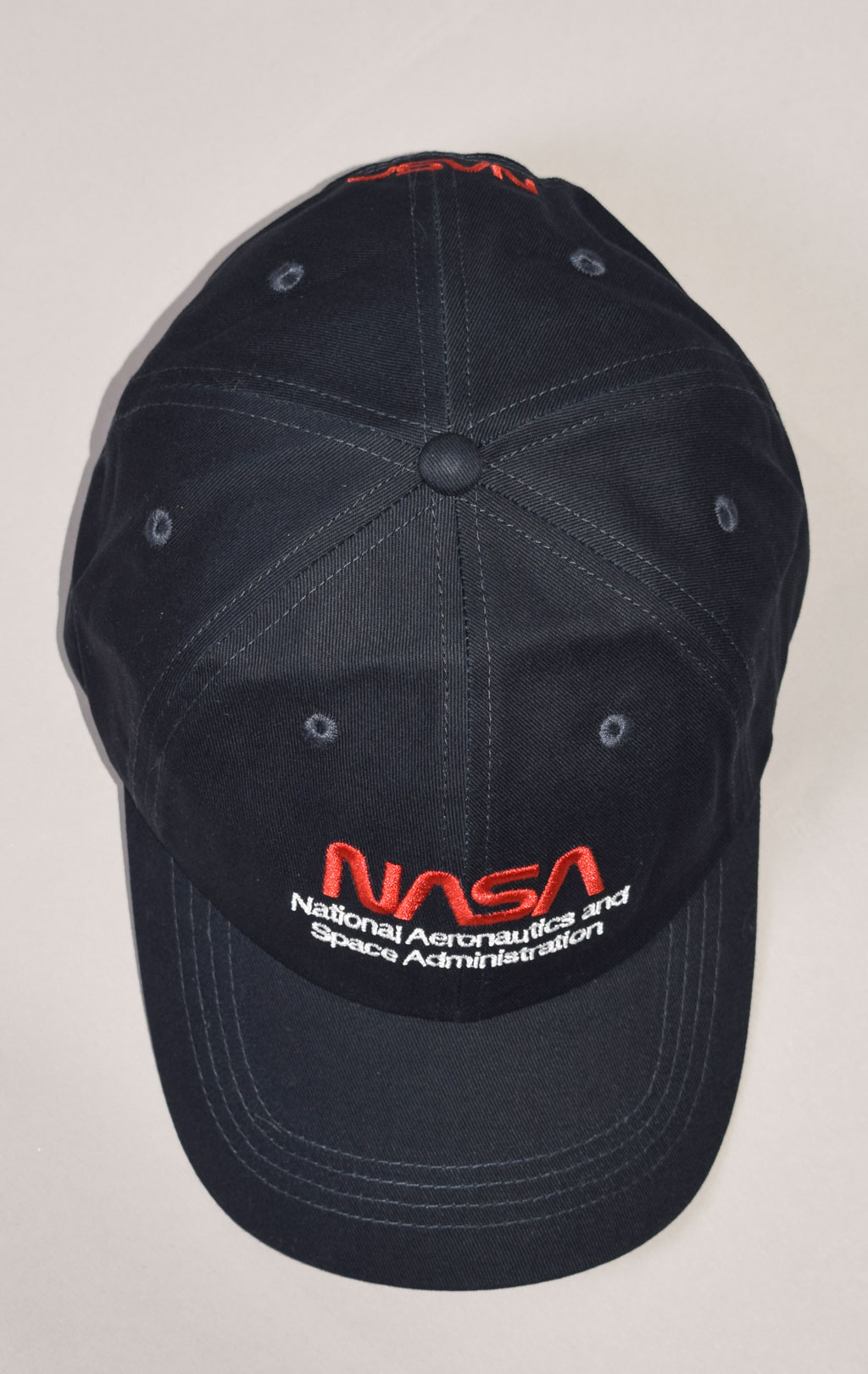 Бейсболка ALPHA INDUSTRIES NASA WORM LOGO CAP SS 23 replica blue 