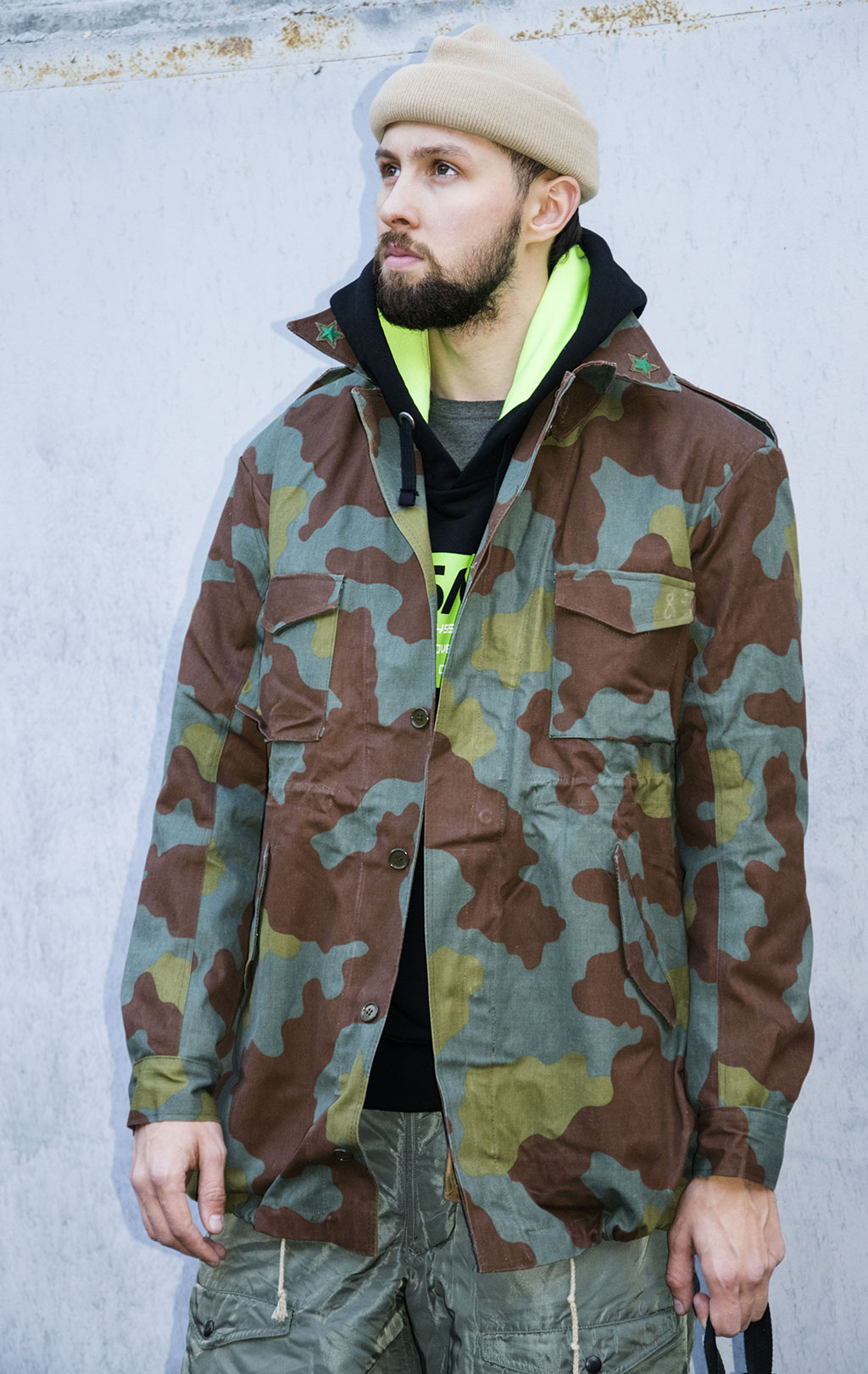 Куртка Batalion San Marco старого образца с подстёжкой camo Италия