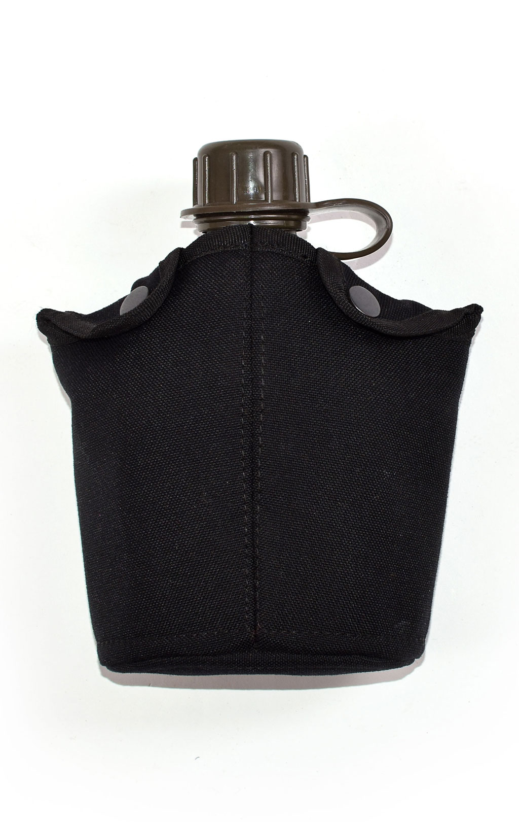 Фляга 1qt в чехле MOLLE black с котелком б/у Голландия