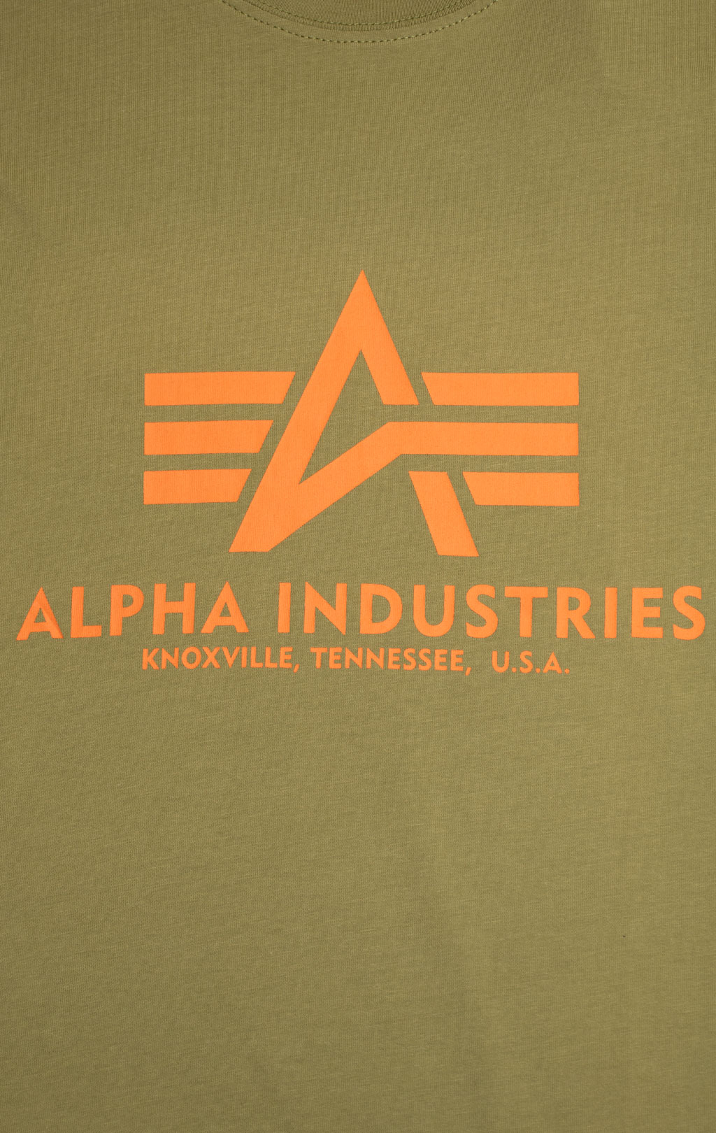Футболка ALPHA INDUSTRIES BASIC T big size khaki green 