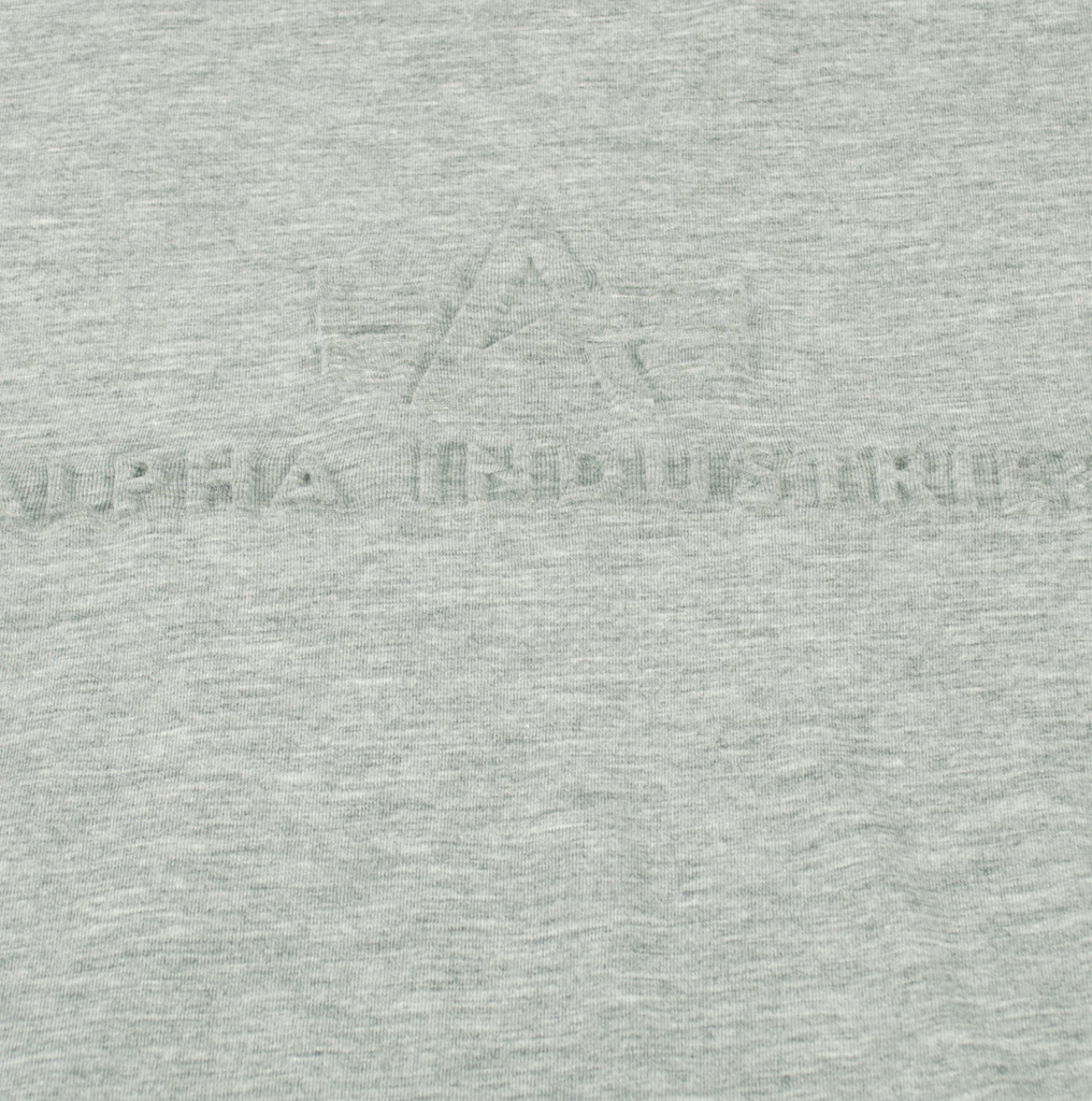 Футболка ALPHA INDUSTRIES 3D T grey heather 