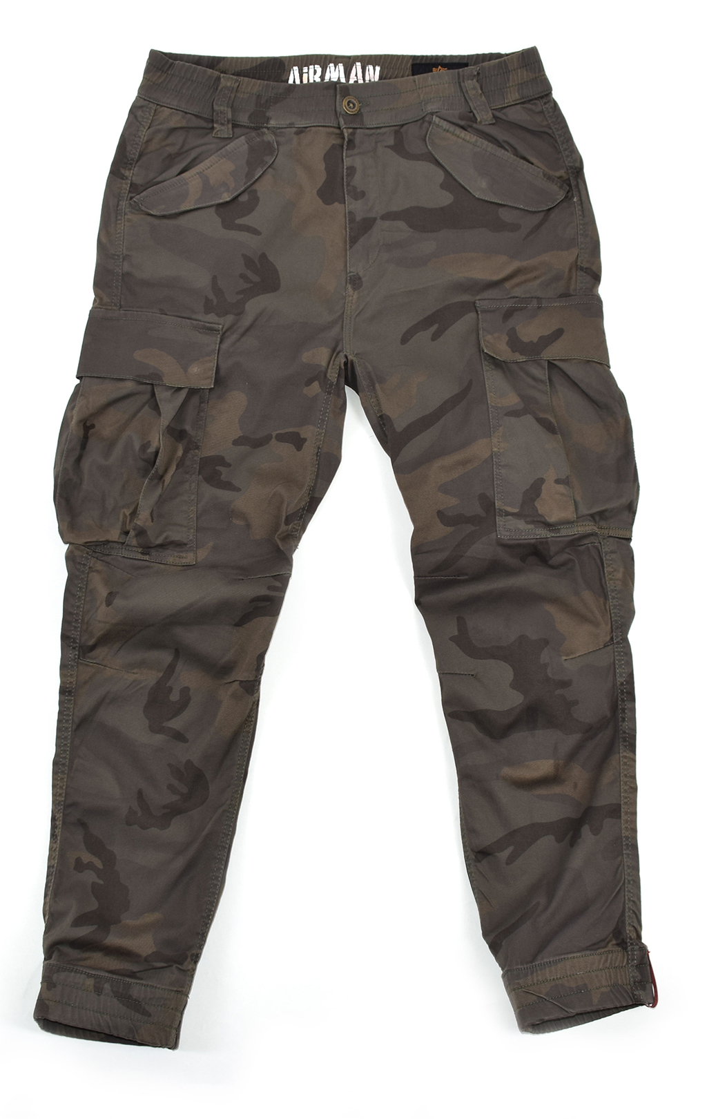 Брюки-карго ALPHA INDUSTRIES AIRMAN dark olive camo 