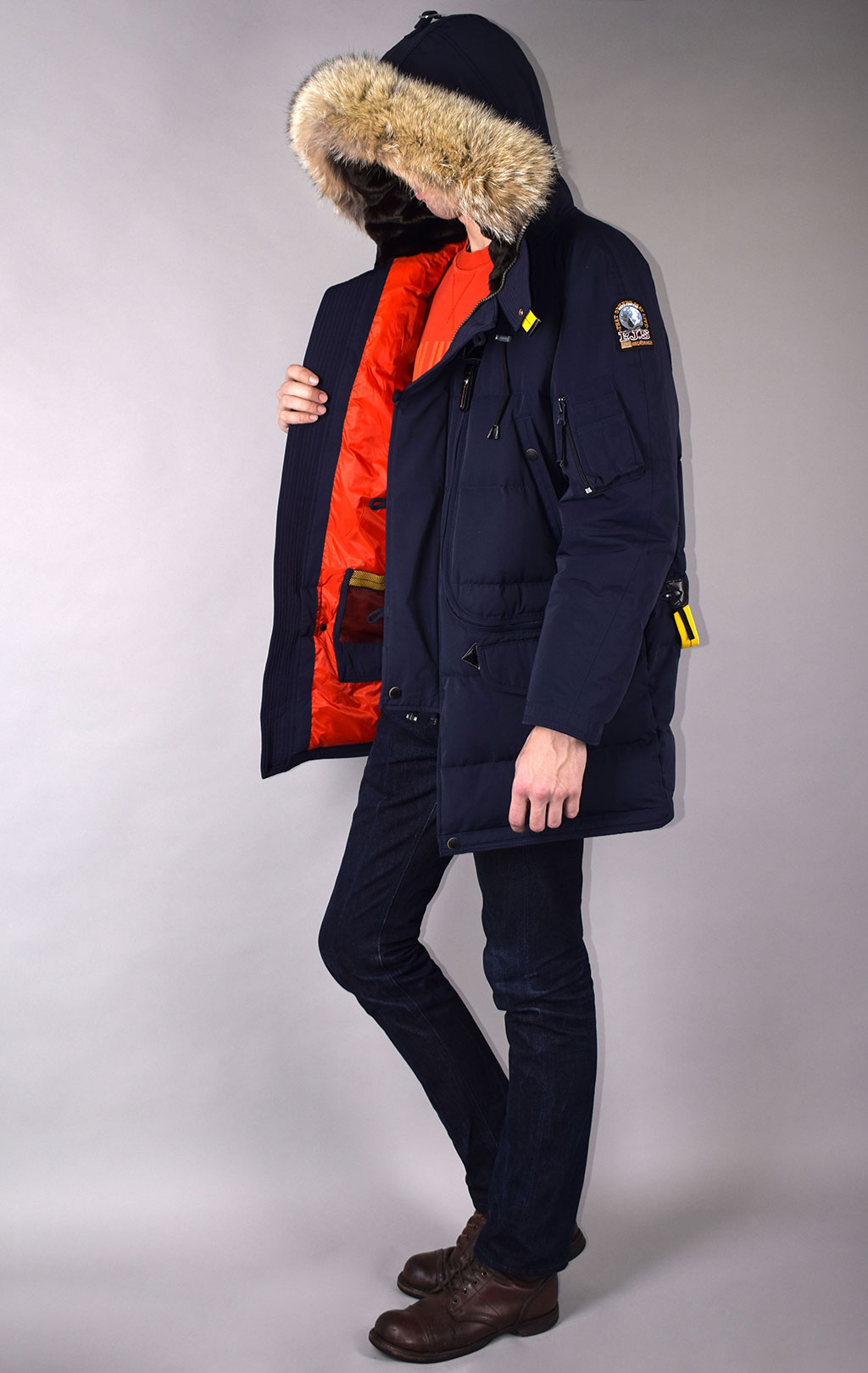 Аляска-пуховик PARAJUMPERS TYPE N-3B FW 19/20 navy 