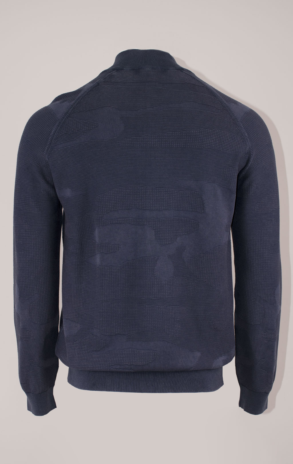Свитер на молнии AERONAUTICA MILITARE SS 24 m/IN blue navy (MA 1501) 